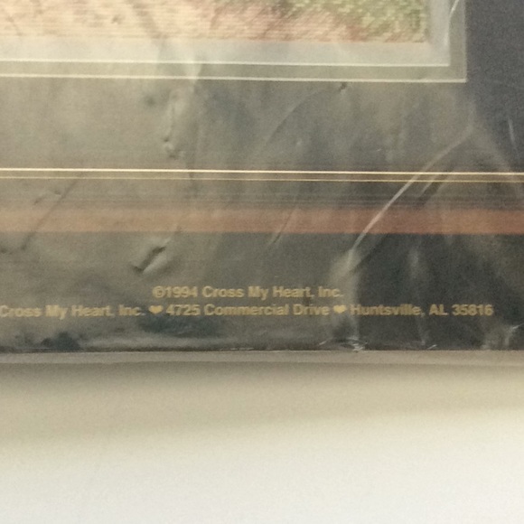 Cross My Heart Unopened “Beyond the Garden Gate" Cross Stitch Vtg 1994 - Picture 4 of 6